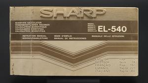 SHARP EL-540